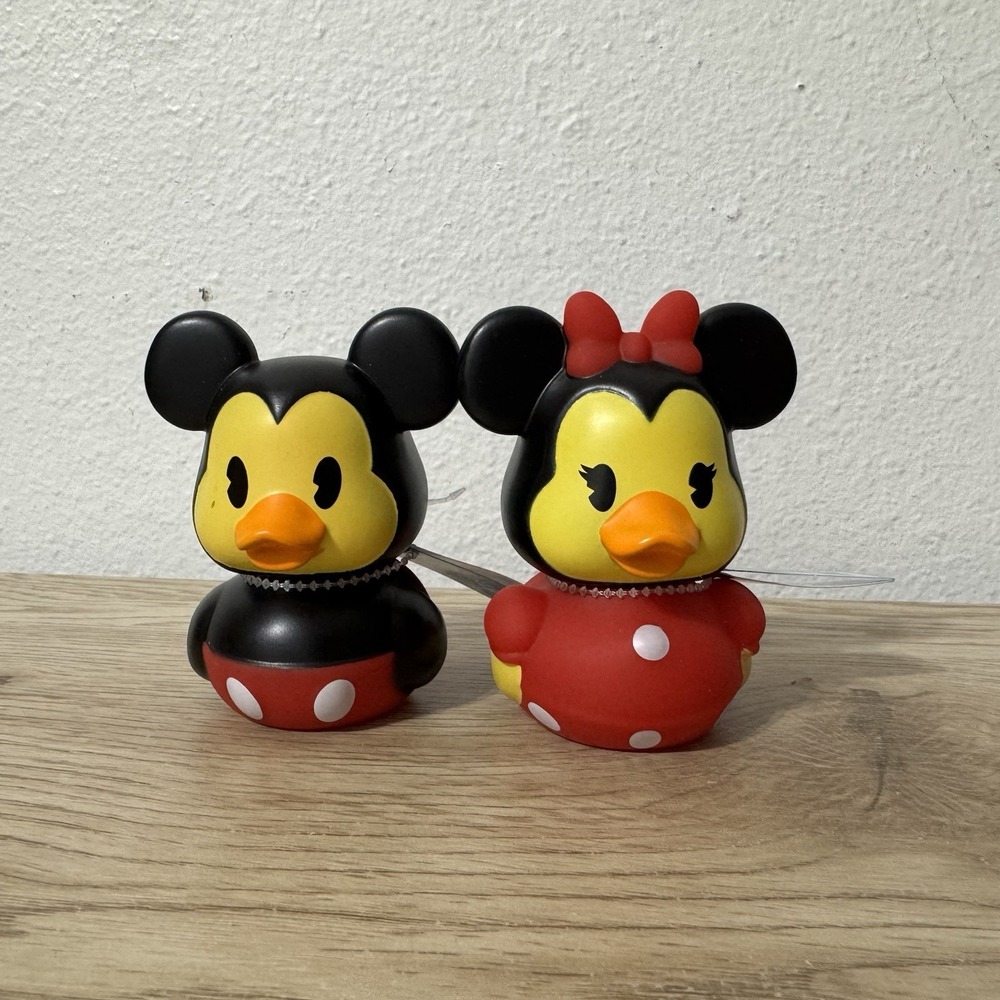 Disney Just Play Duckalooz Mickey Minnie Mouse Rubber Ducky 2024 Collection Jeep